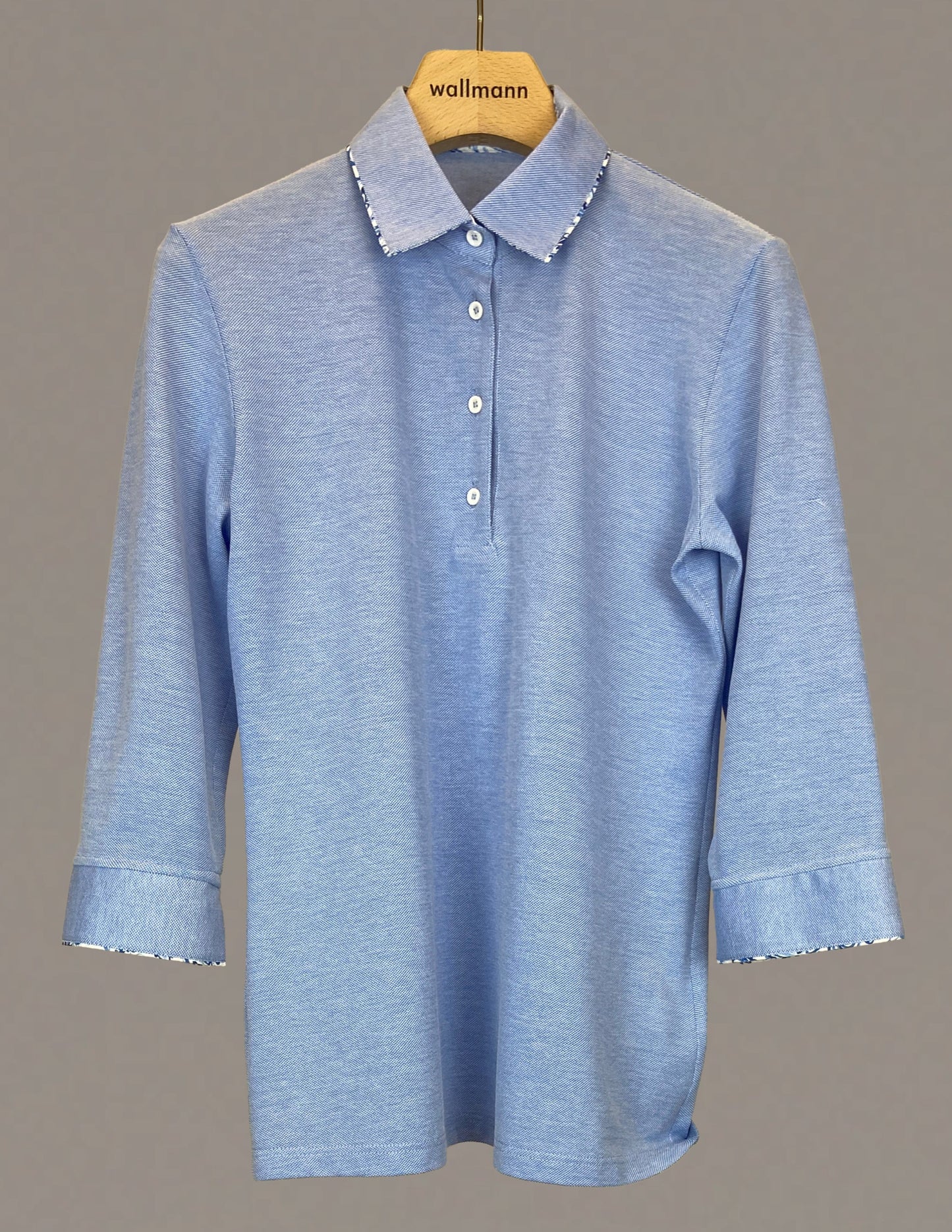 Klassisches Polo mit Kontrasten | 30 blau