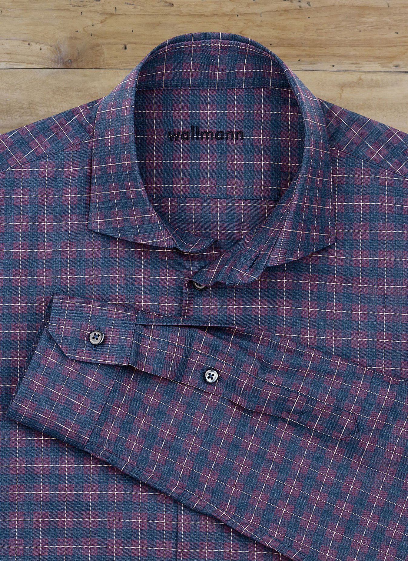 Langarm Karohemd | beere